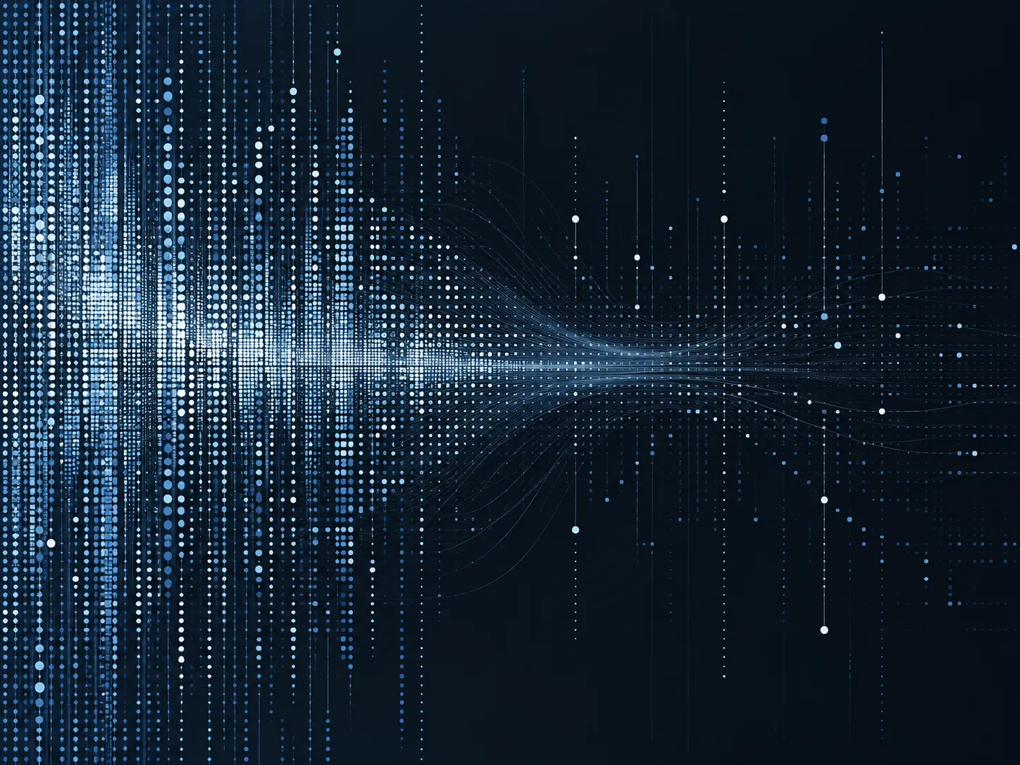 Waveform particle data stream